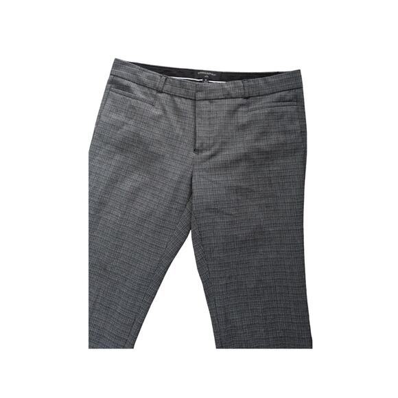 Banana Republic Gray Checkered Trousers | Women’s Size 8 | Classic Work Pants - Picture 2 of 3